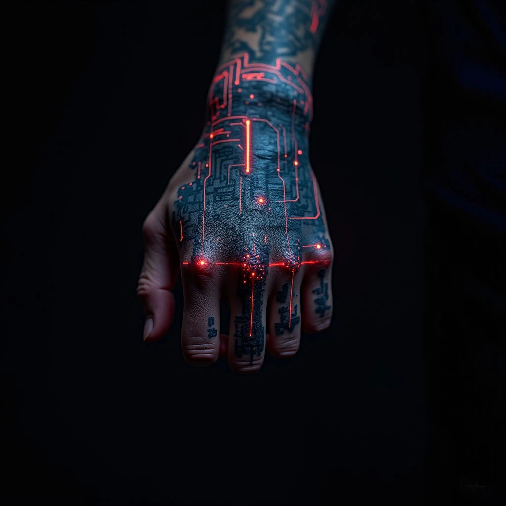 New Hand Band Tattoo Designs with Meaning for Guys