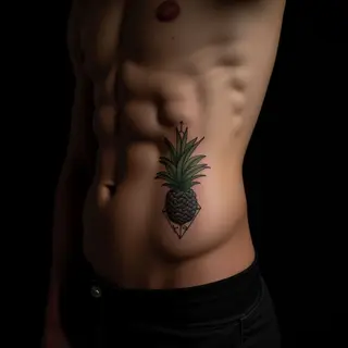 Tiny Green New School Tattoos for Men: Meaningful Designs