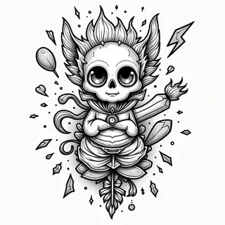 Exploring New School Tattoos in Black and White: A Guide