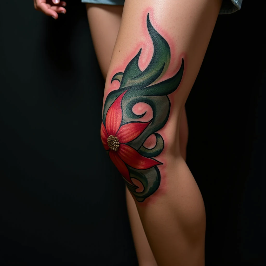 Traditional Knee Tattoos: Meaning & Old School Designs