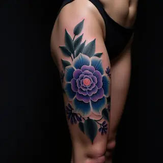 Hidden Leg Tattoos: Oriental Designs for a Secret Statement