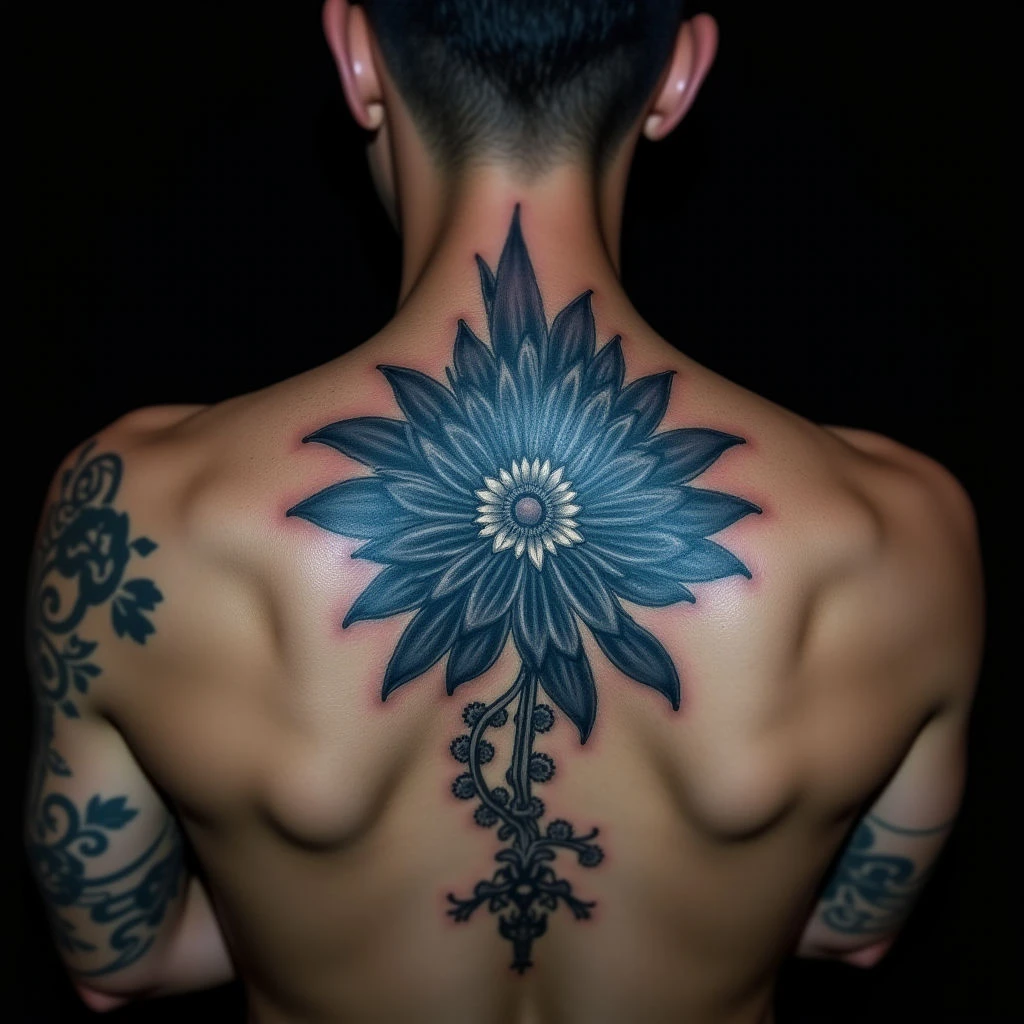 Elegant Neck Tattoos for Women: Oriental Inspiration