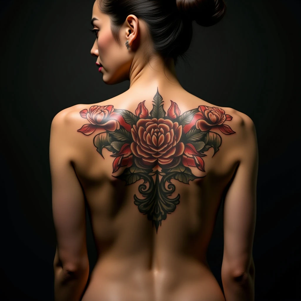 Exquisite Oriental Shoulder Tattoo Ideas for Women