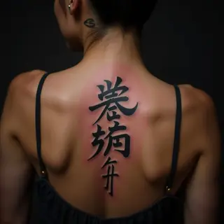 Meaningful Oriental Word Tattoos for Women