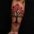Powerful Family Tree Tattoo for Men - Forearm Design