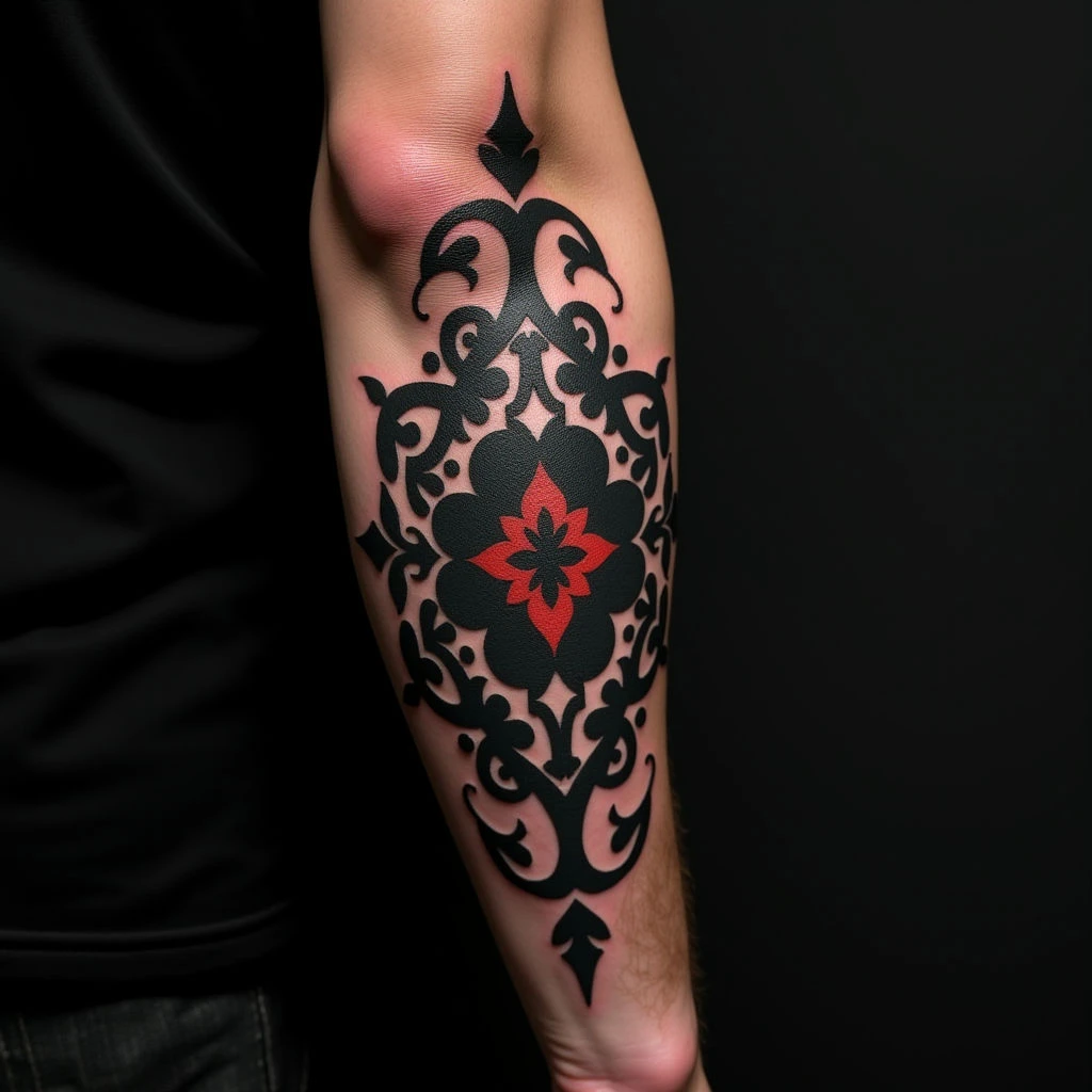 Ornamental Old School Forearm Tattoos: XL Designs & Inspiration