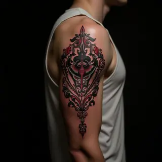 Powerful Ornamental Wrist Tattoos for Father & Son