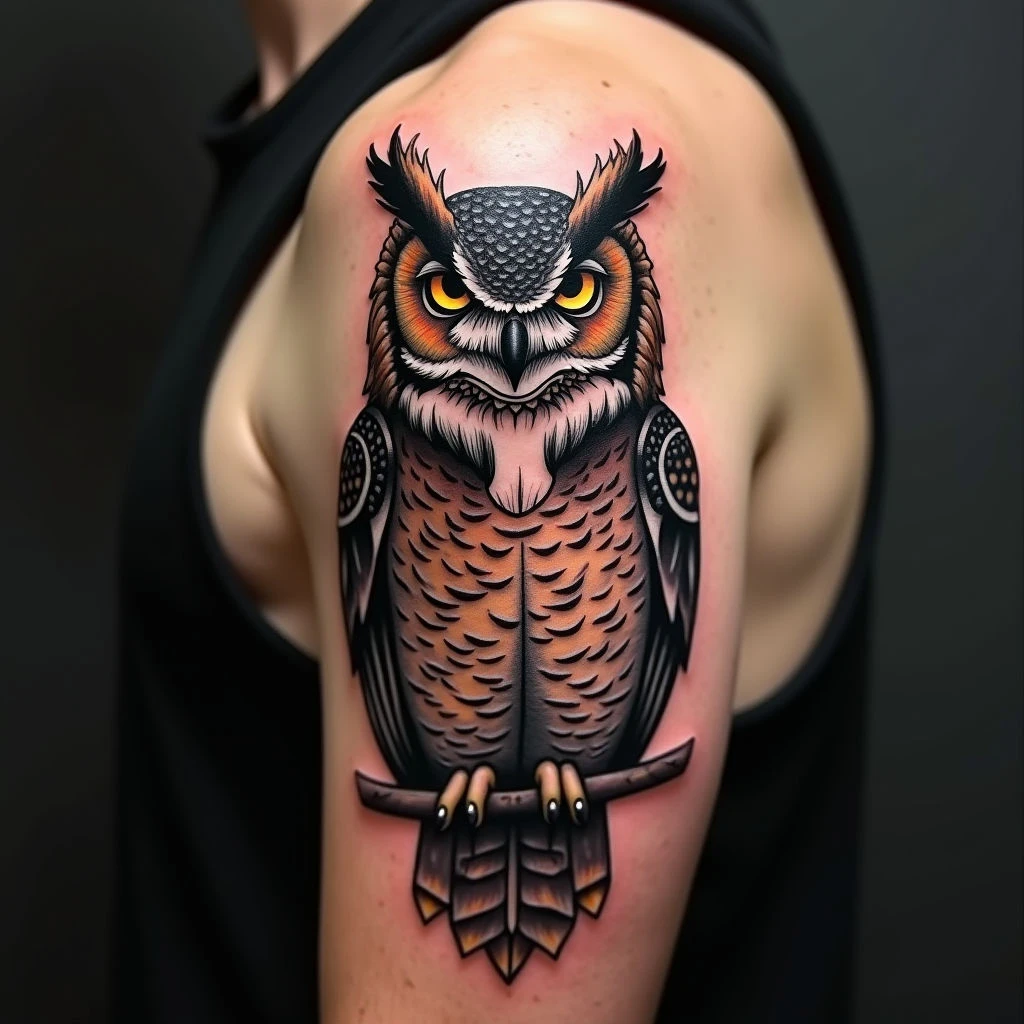 Owl Arm Tattoo Designs: A Guide to Symbolism & Style