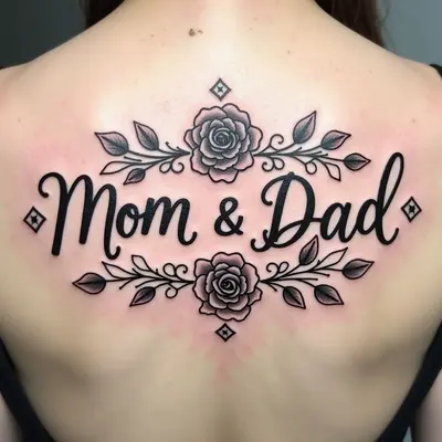 Honoring Family: Tattoo Ideas Featuring Parents' Names