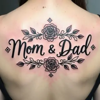 Honoring Family: Tattoo Ideas Featuring Parents' Names