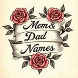 Parents Name Tattoo Ideas: Honoring Your Roots in Ink