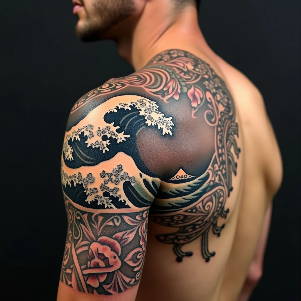 Polynesian Tattoo Designs for Guys: Shoulder Inspiration
