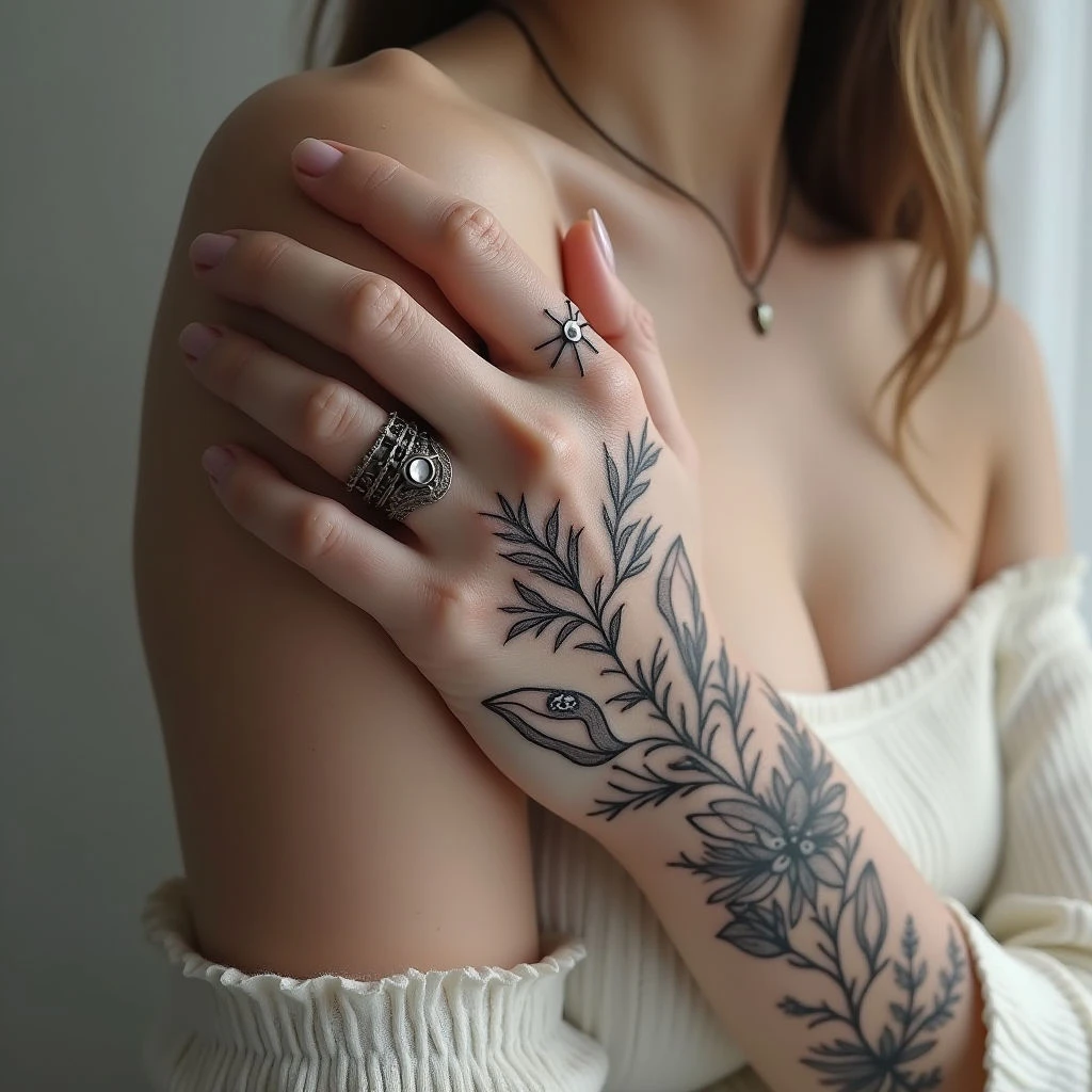 Delicate Hand Tattoos: Simple & Elegant Designs for Women