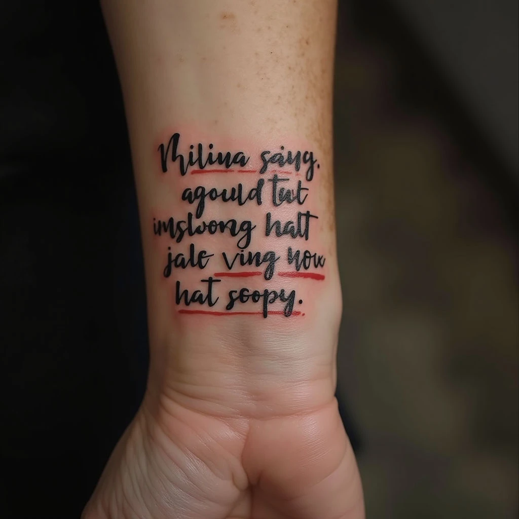 Quote Tattoo Ideas: Inscription Wisdom in Ink