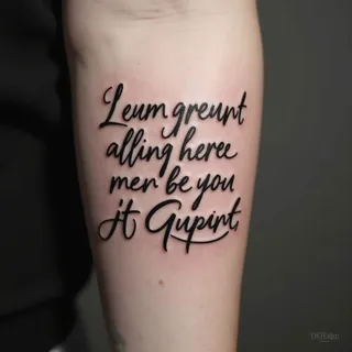 Quote Tattoo Ideas: Inspiration & Designs