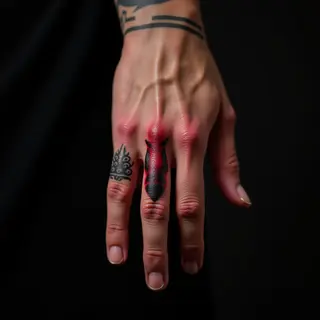 Worst Tattoo Colors? A Guide for Finger Tattoos