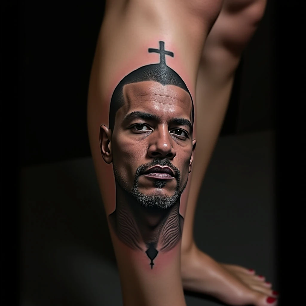 Celebrity Face Tattoos: Japanese Style & White Ink Inspiration