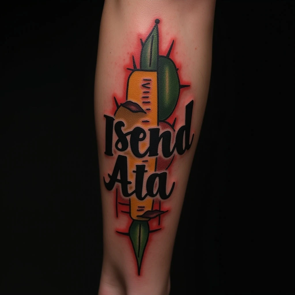 Epic Ankle Sleeve Tattoos for Men: Lettering & Realism