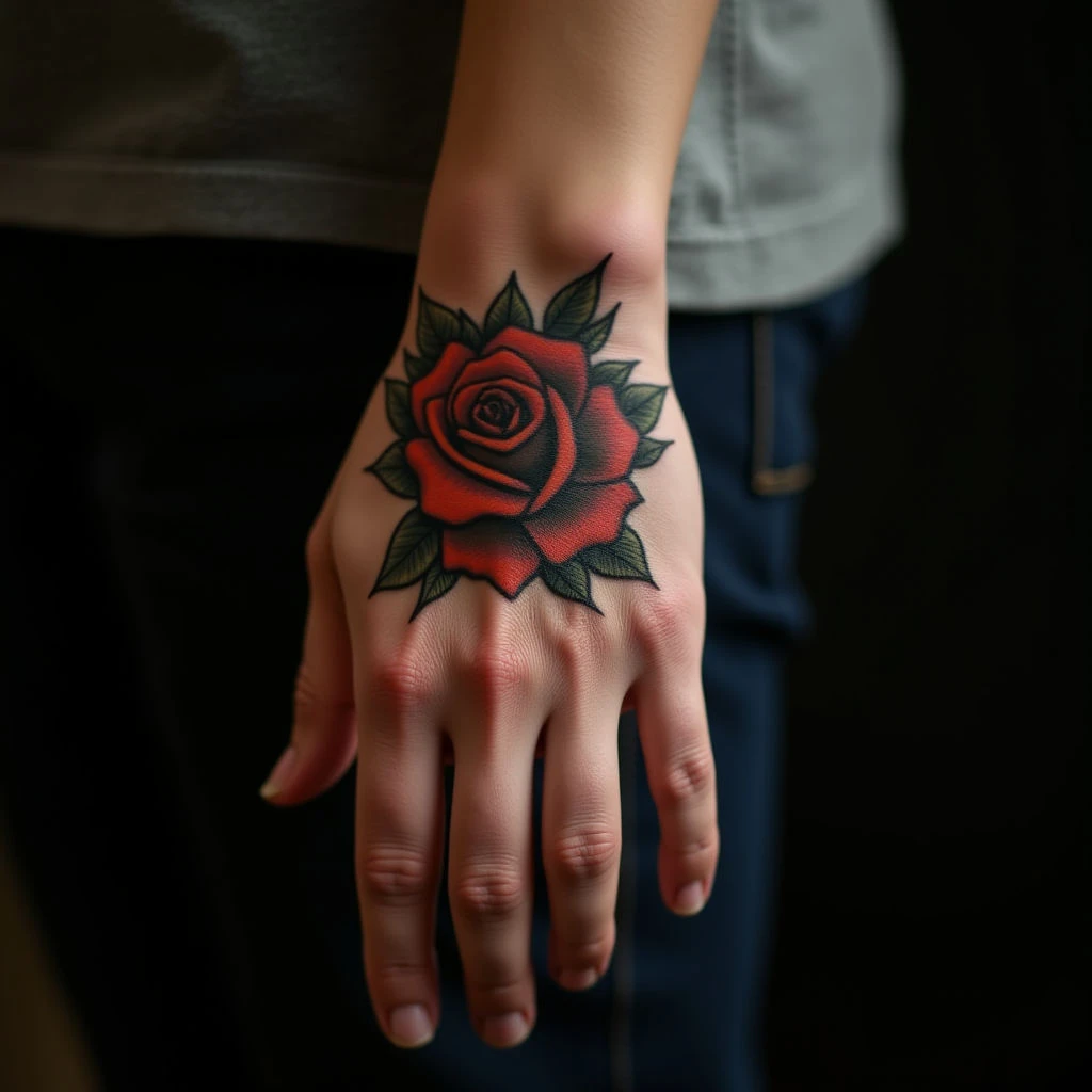 Movie Magic: Watercolor Hand Tattoos Inspired by Film