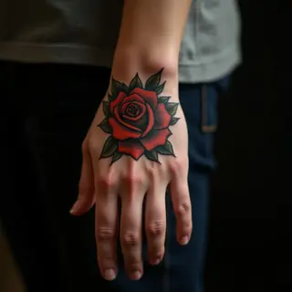 Movie Magic: Watercolor Hand Tattoos Inspired by Film