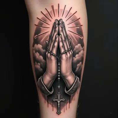 Praying Hands with Rosary: A Symbol of Faith and Hope