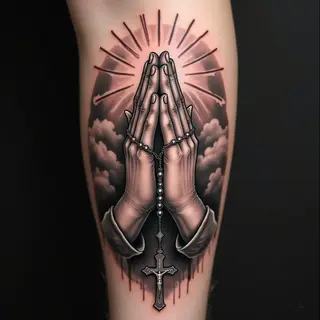 Praying Hands with Rosary: A Symbol of Faith and Hope