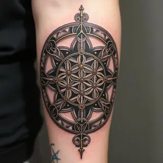 Sacred Geometry Tattoos: Unveiling Ancient Symbolism & Meaning