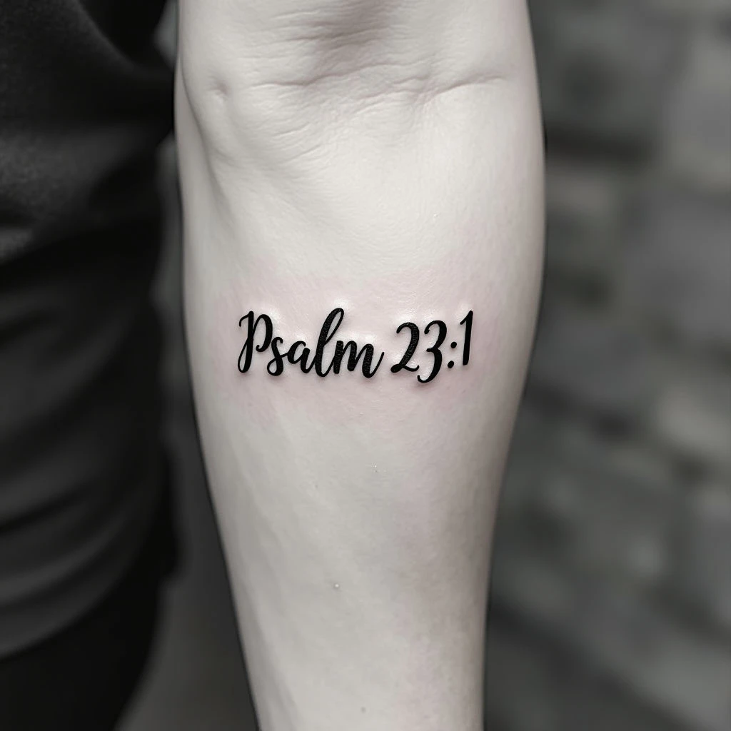 Short Bible Verse Tattoos for Men: Inspiration & Meaning