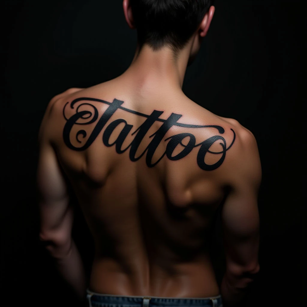XXL Calligraphy Shoulder Tattoos: Epic Placement Ideas
