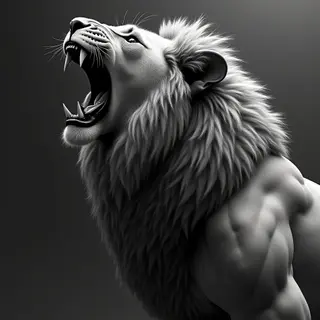 Roaring Shoulder Lion Tattoo Designs & Meanings