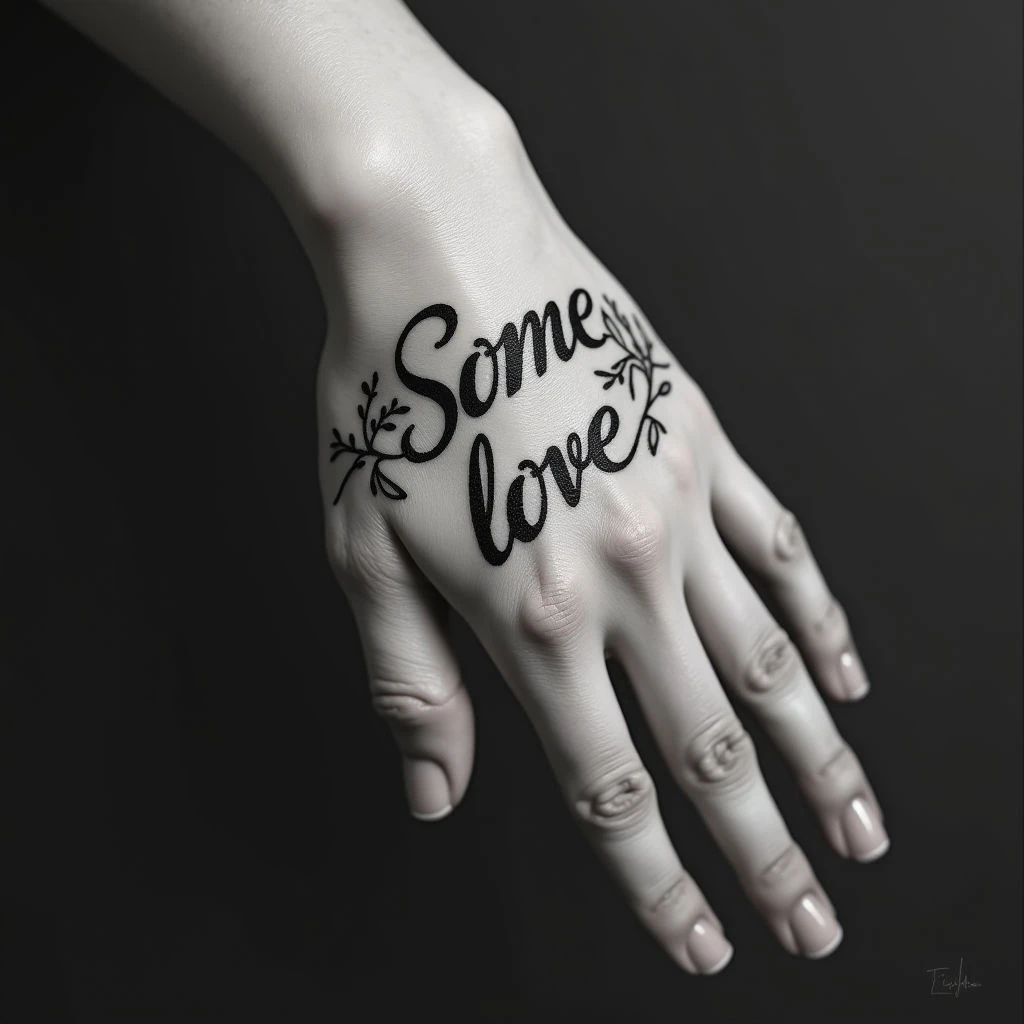 Side Hand Name Tattoo Designs for Women: Inspiration & Placement Ideas