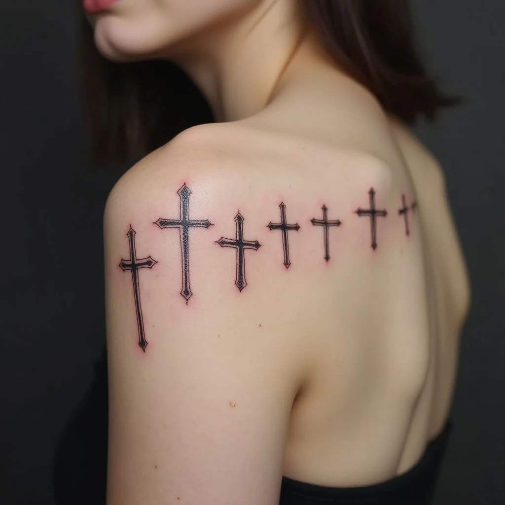 Minimalist Cross Tattoo Designs