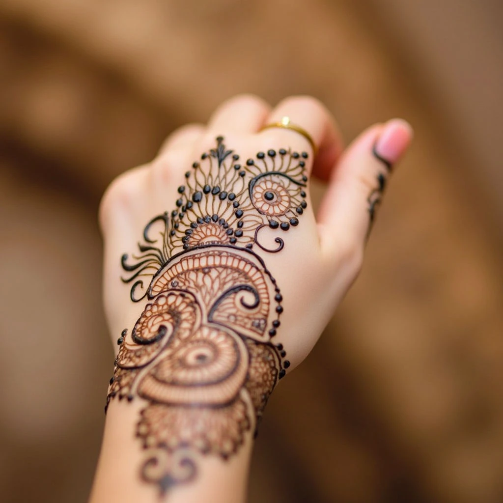 Simple & Easy Mehndi Designs for Back Hand: A Beginner's Guide
