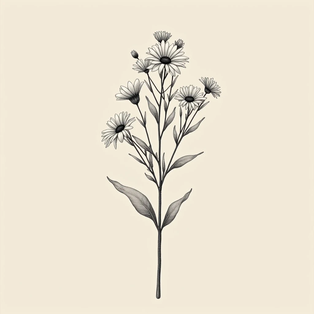 Delicate Delights: Small & Simple Floral Tattoos