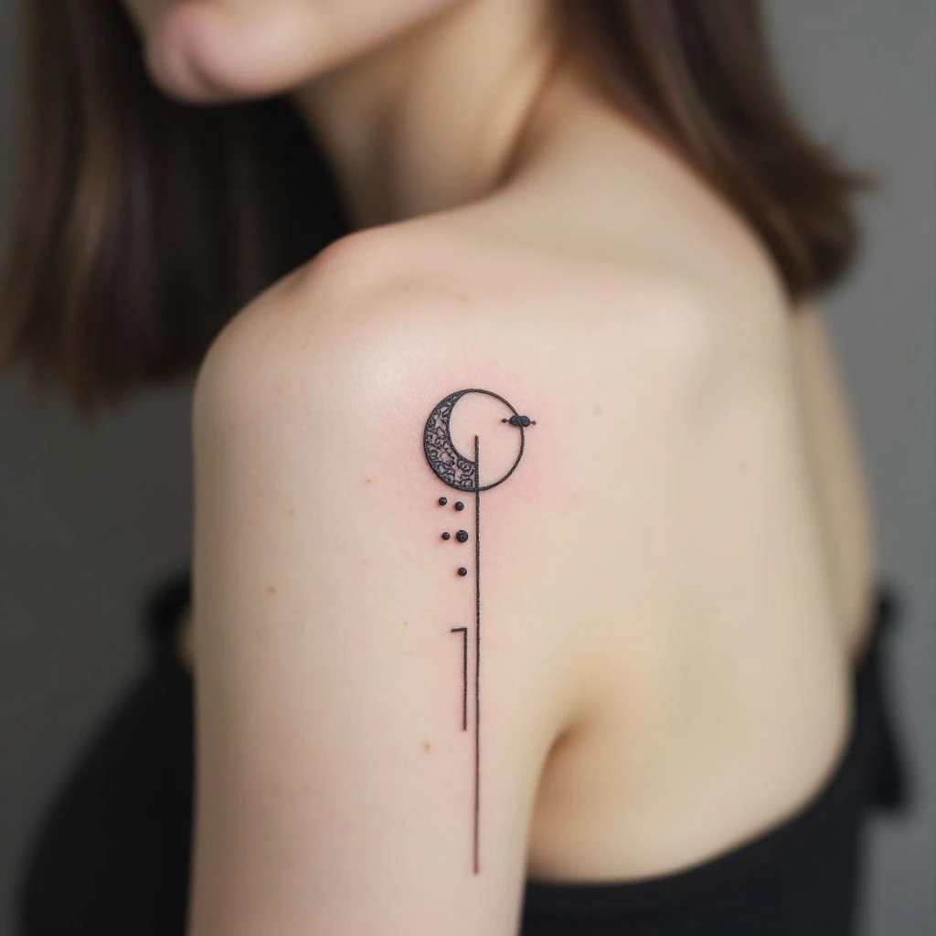 Minimalist Geometric Tattoo Design
