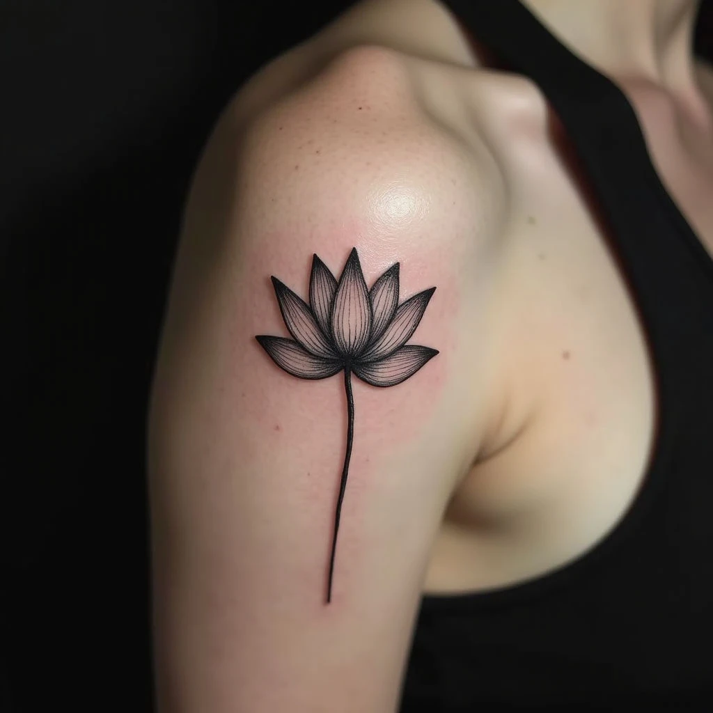 Simple Lotus Flower Tattoo Ideas: Meaning & Design Inspiration