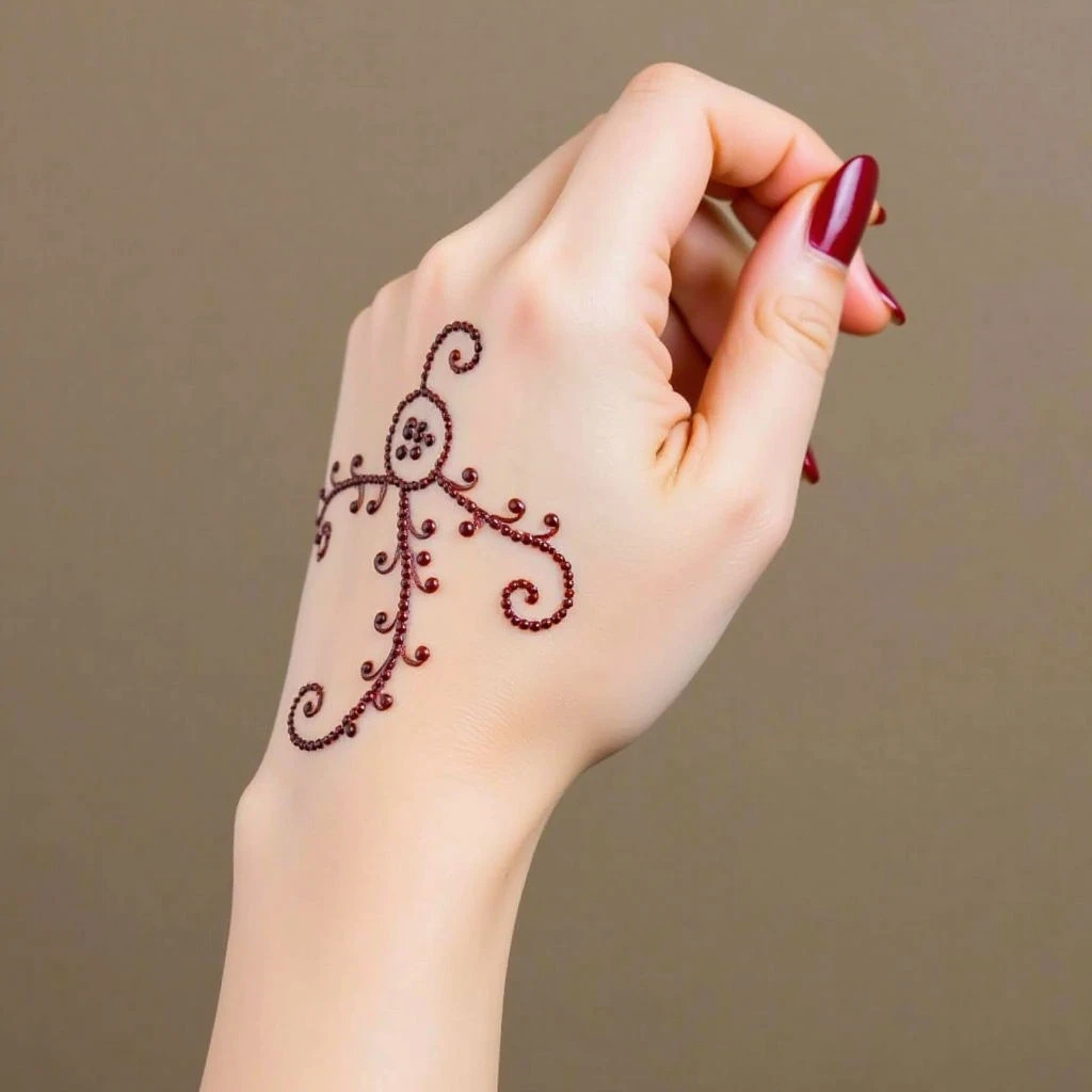 Simple Mehndi Design for Back Hand: A Beginner's Guide