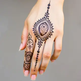 Simple Mehndi Design for Front Hand: A Beginner's Guide