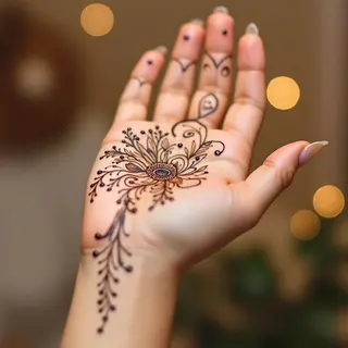 Simple Mehndi Designs for Beginners: A Palm-Friendly Guide