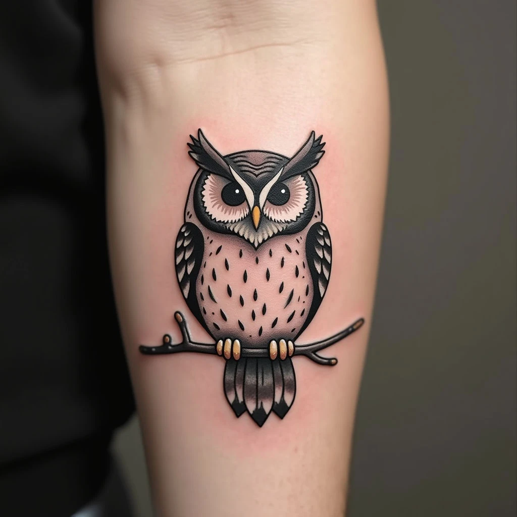 Simple Owl Tattoo Designs: Meaning, Placement & Inspiration