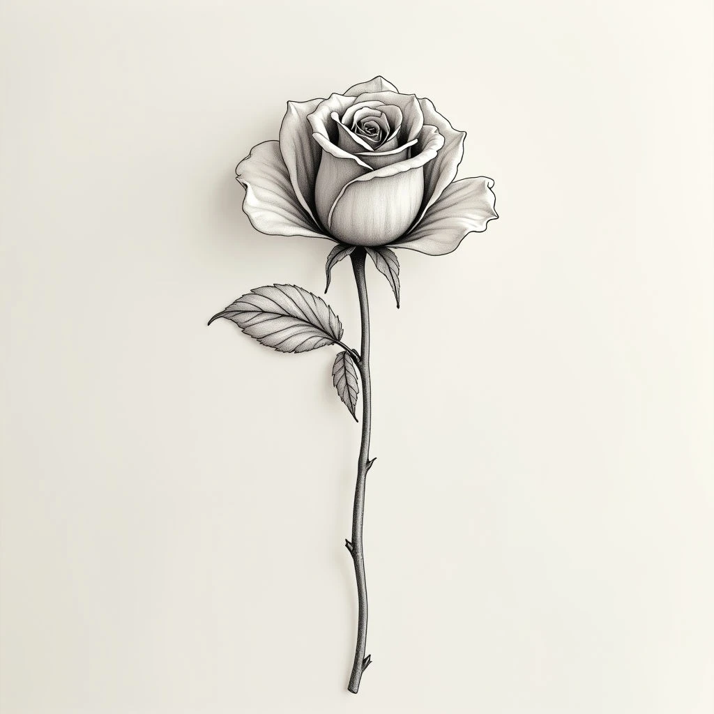 Simple Rose Tattoo Ideas: A Guide to Minimalist Beauty