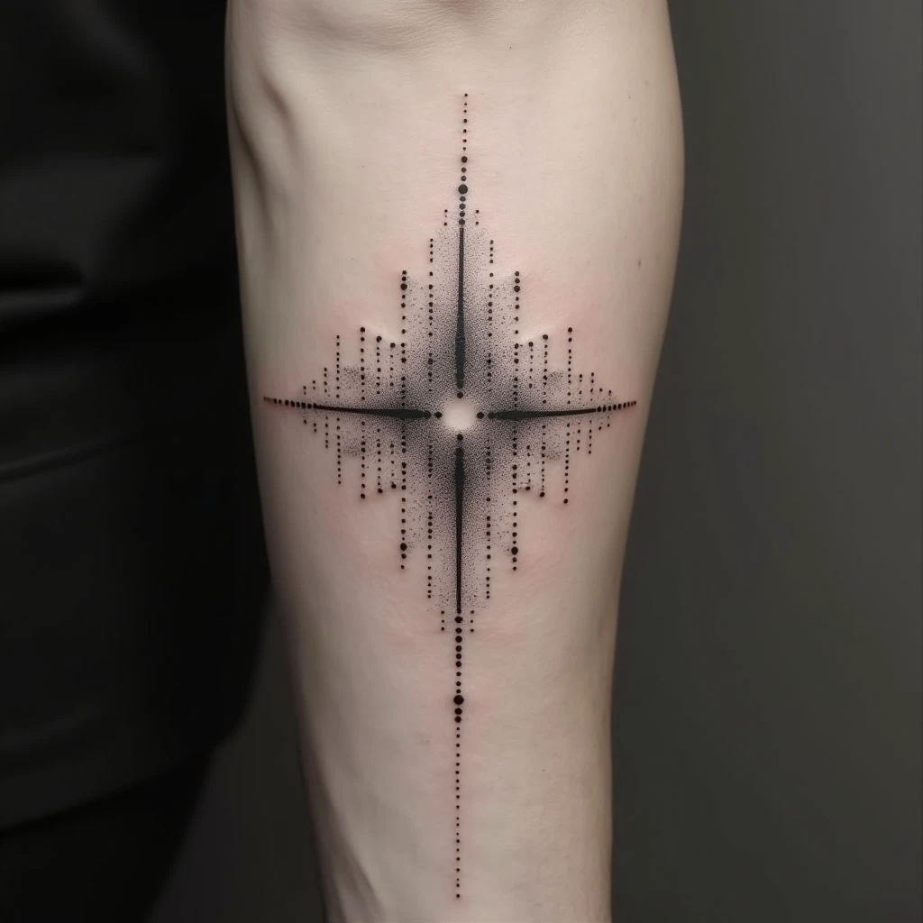 Simple Small Tattoo Ideas for Men: Geometric Precision