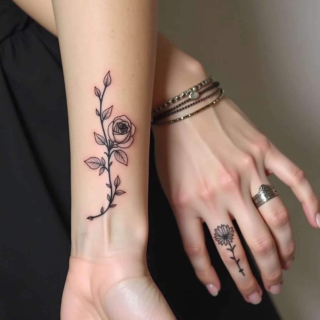 Delicate Floral Tattoo Designs: Inspiration & Styles