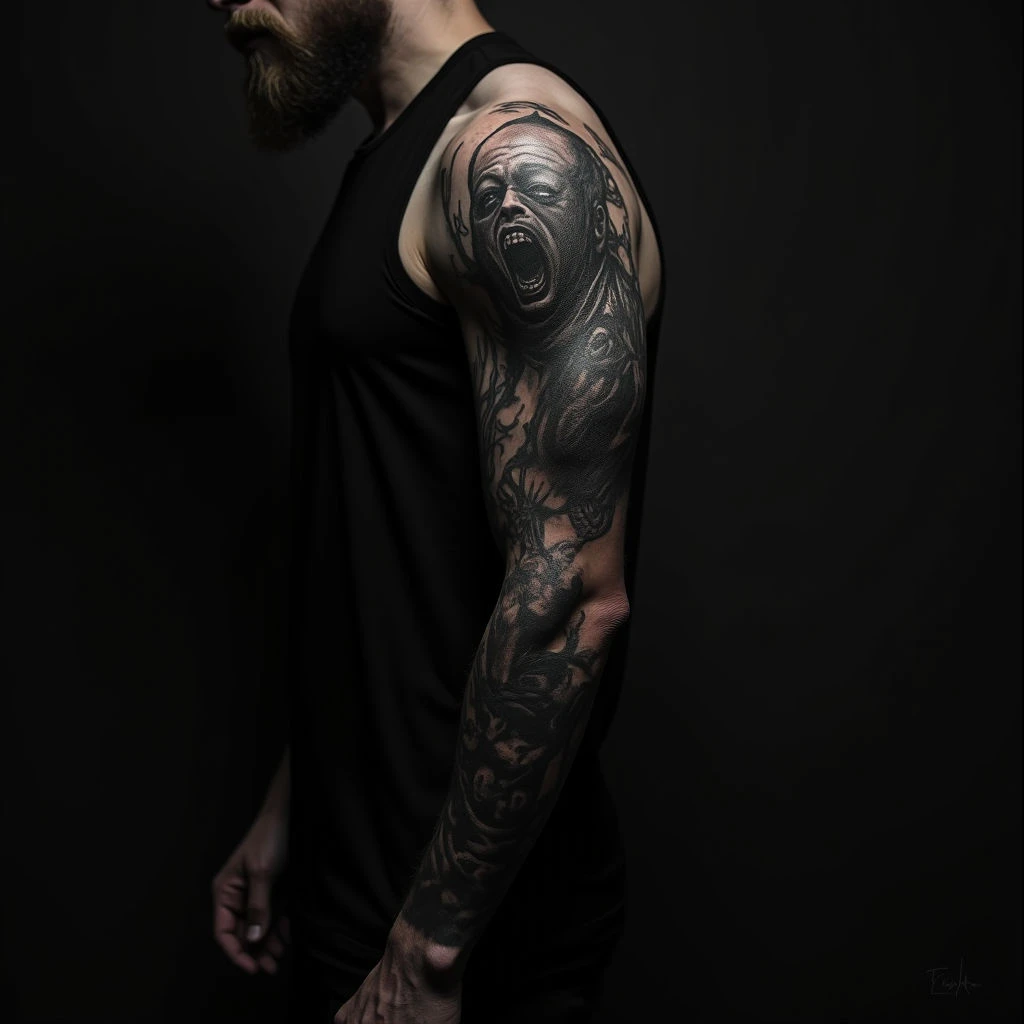 Simple Tattoos with Profound Meaning for Men: A Guide to Darkness