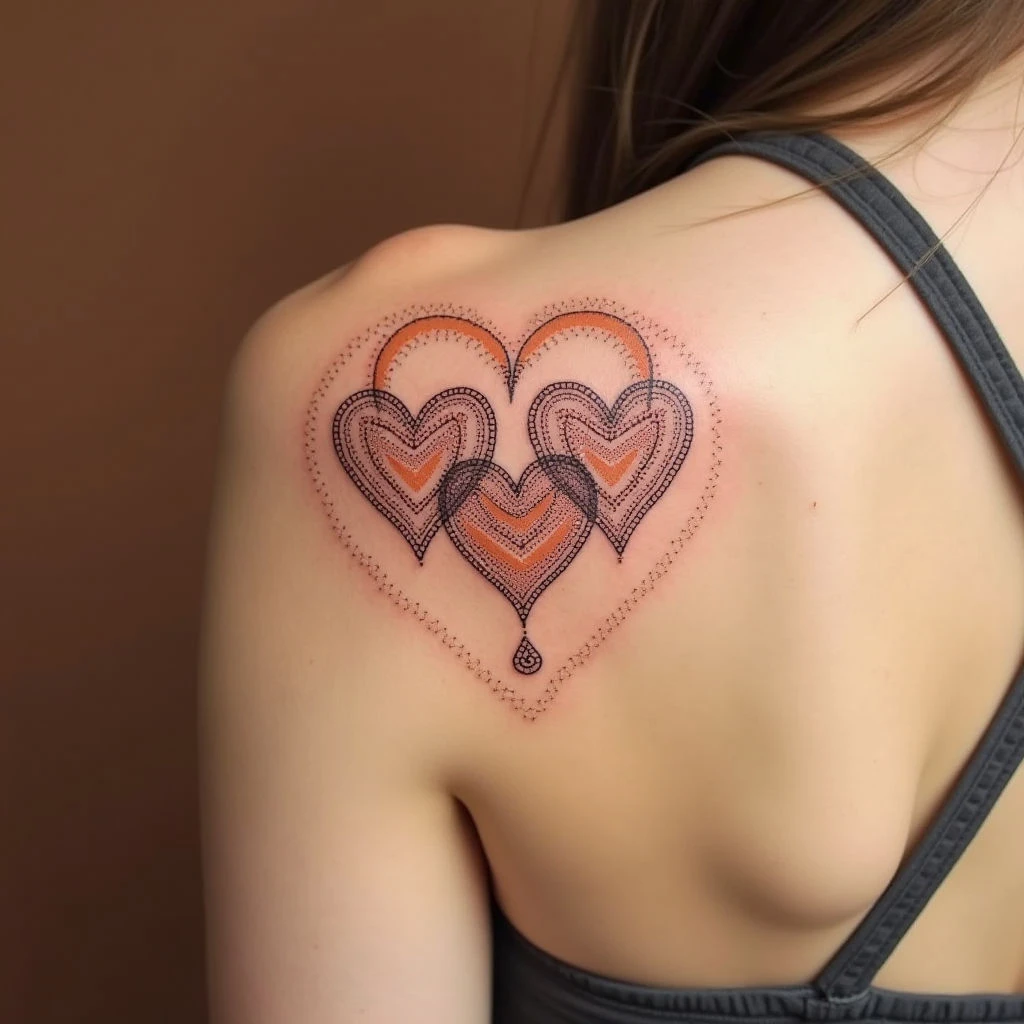 Sister Tattoos: Three Hearts of Connection & Meaning