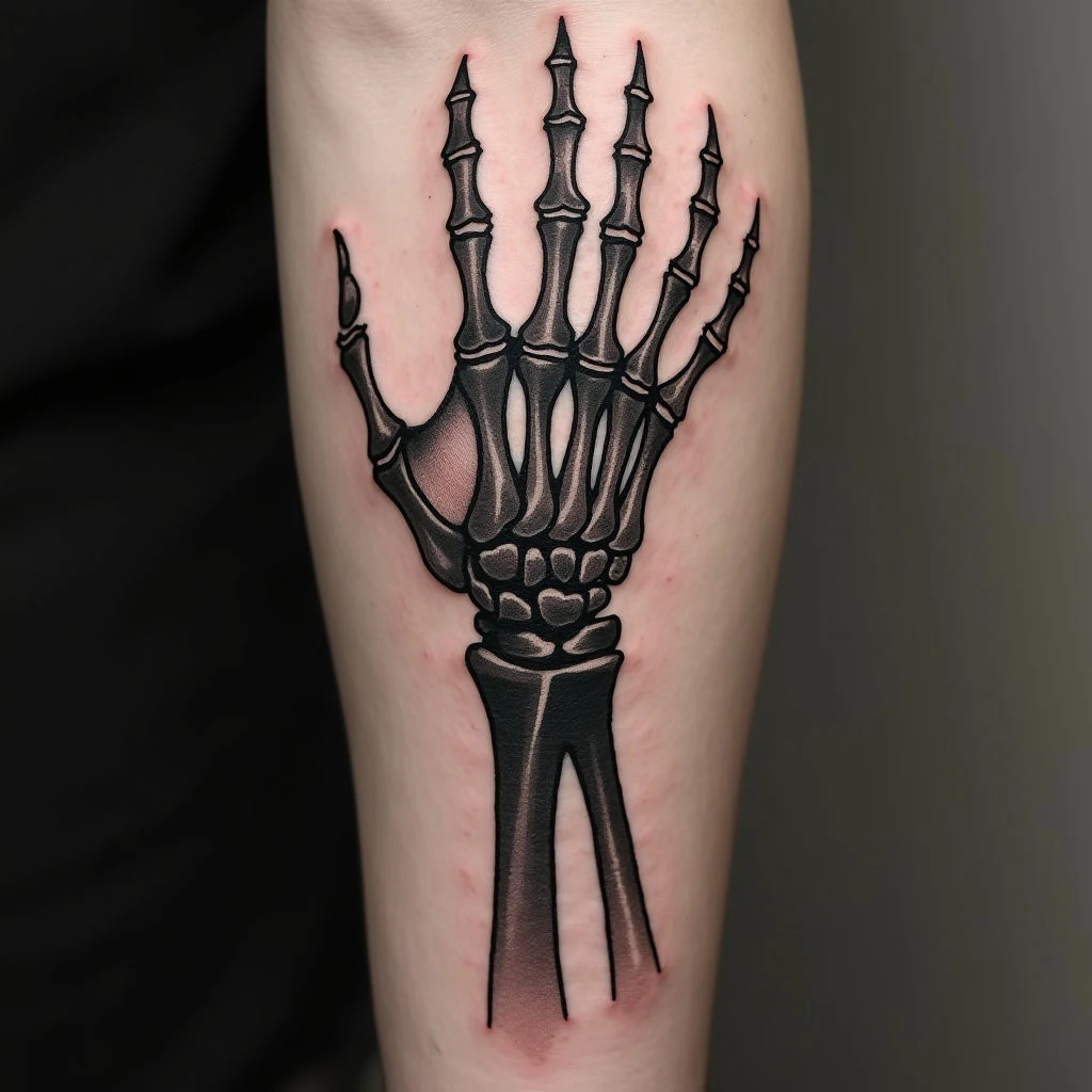Skeleton Hand Tattoo Meaning: A Guide to Symbolism & Design