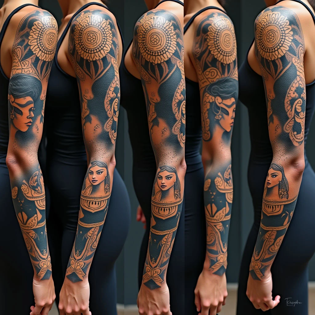 Sleeve Tattoo Ideas for Black Females: A Spiritual Guide to Design & Meaning