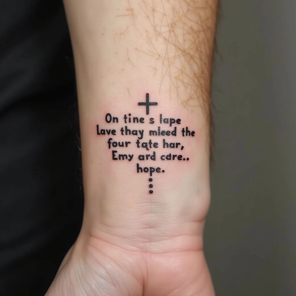 Small Bible Verses Tattoos for Men: Inspiring Ink & Meaning