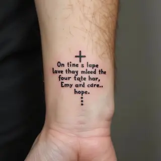 Small Bible Verses Tattoos for Men: Inspiring Ink & Meaning