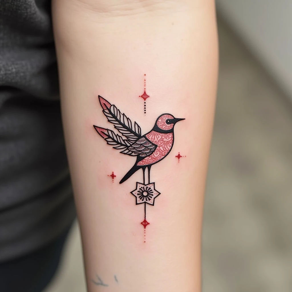 Soaring Spirits: Small Bird Tattoo Ideas & Their Symbolism